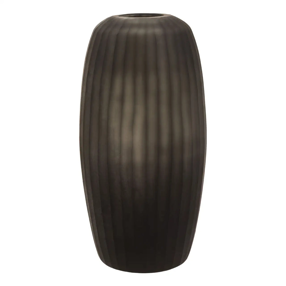 Black Glass Vase