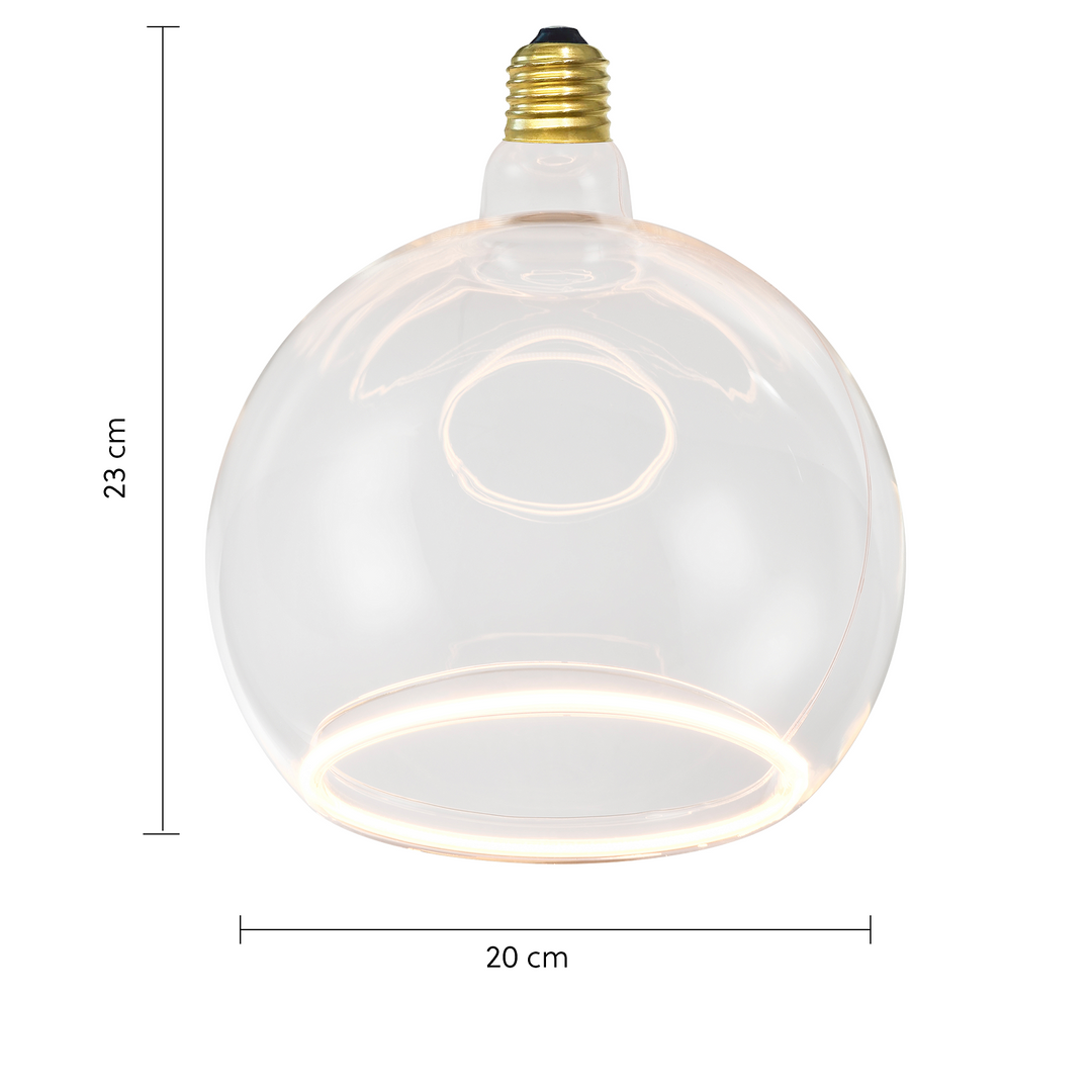 5W Halo XXL Globe Light Bulb Clear