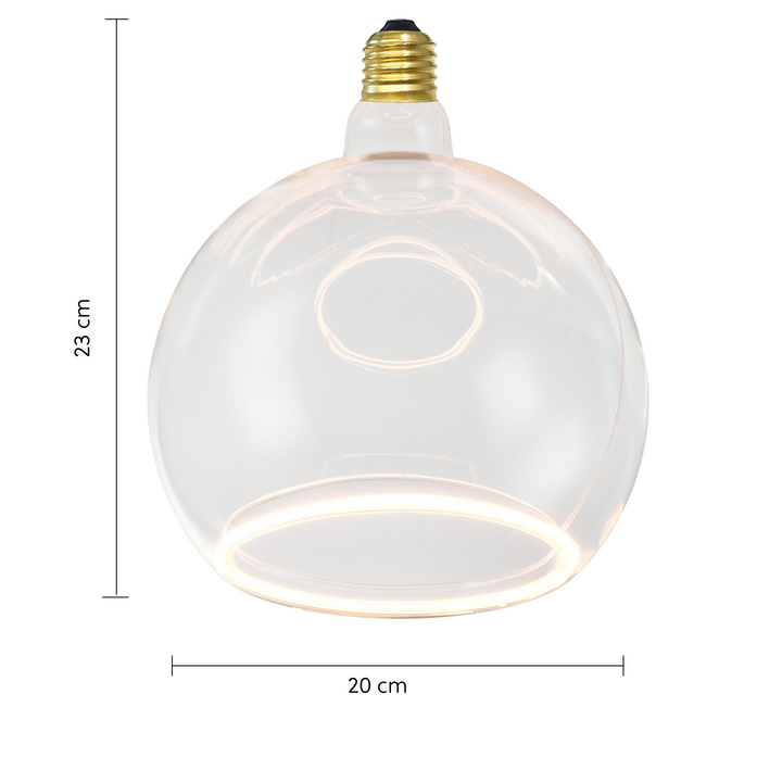 Roma 200MM XXL Globe Light Bulb Clear