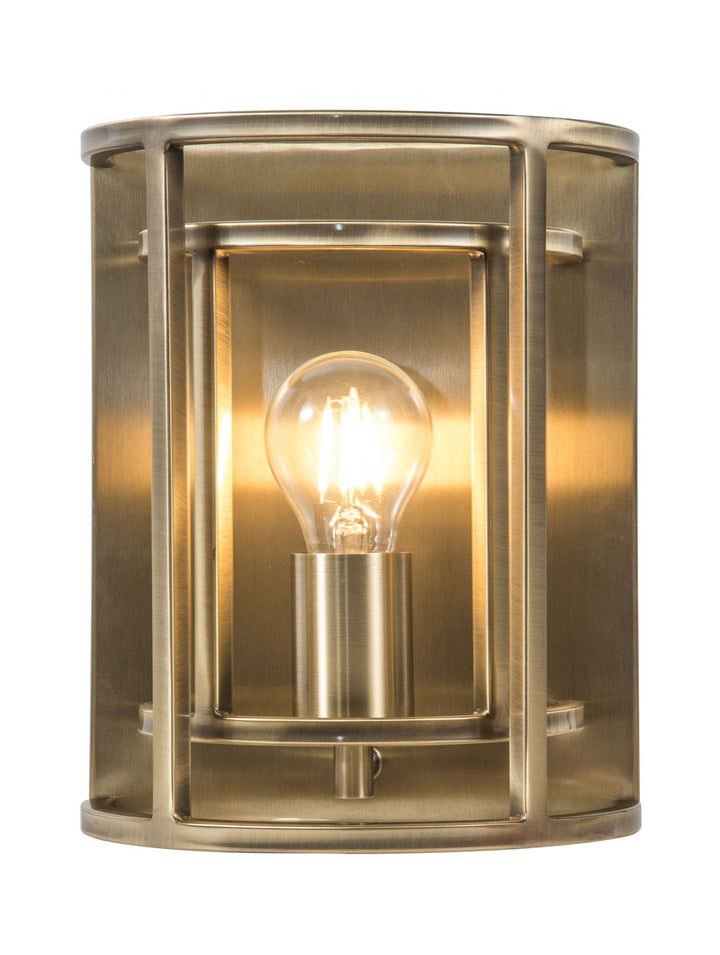 Evora Wall Light Antique Brass