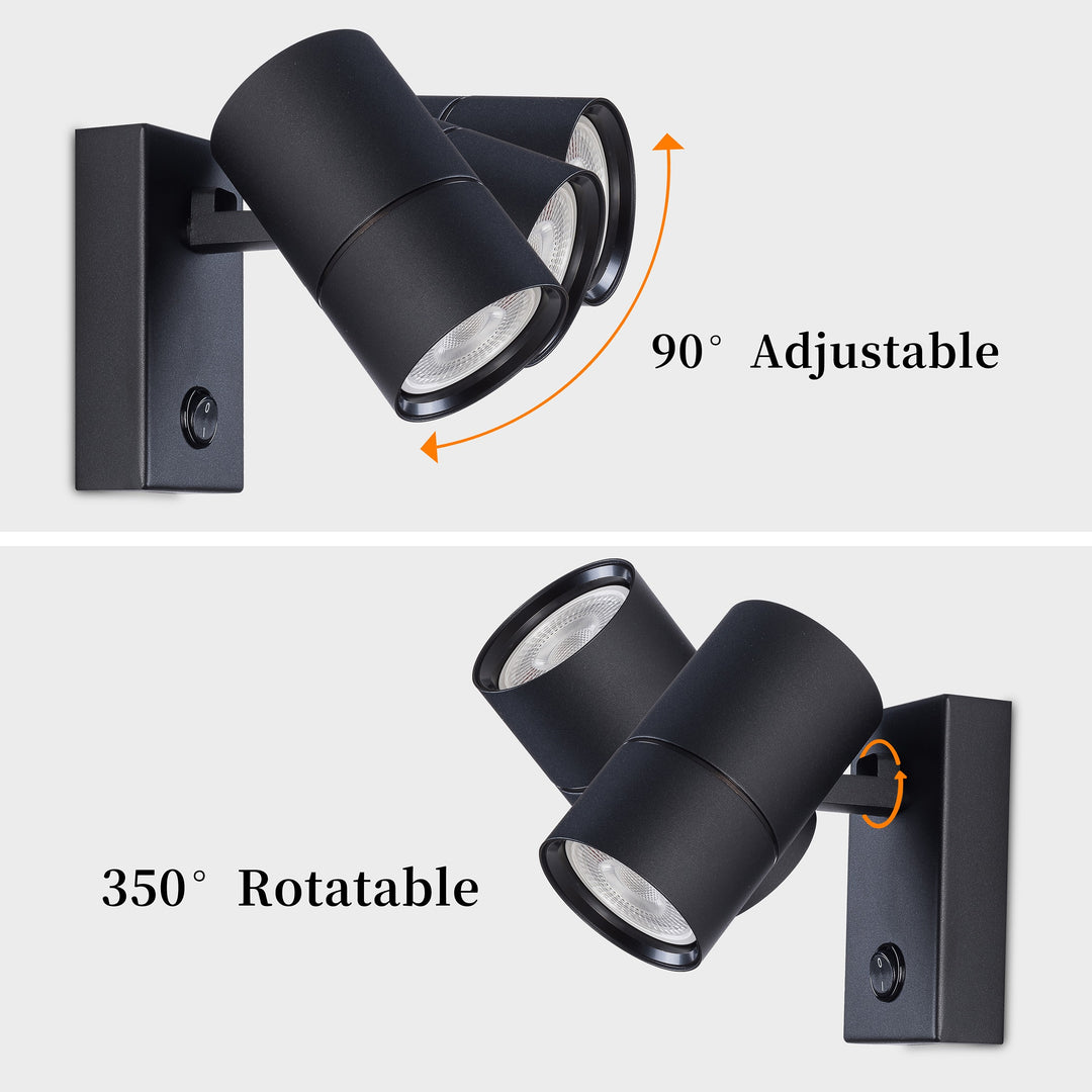 Bourke Wall Light Spotlight- 2 Colours