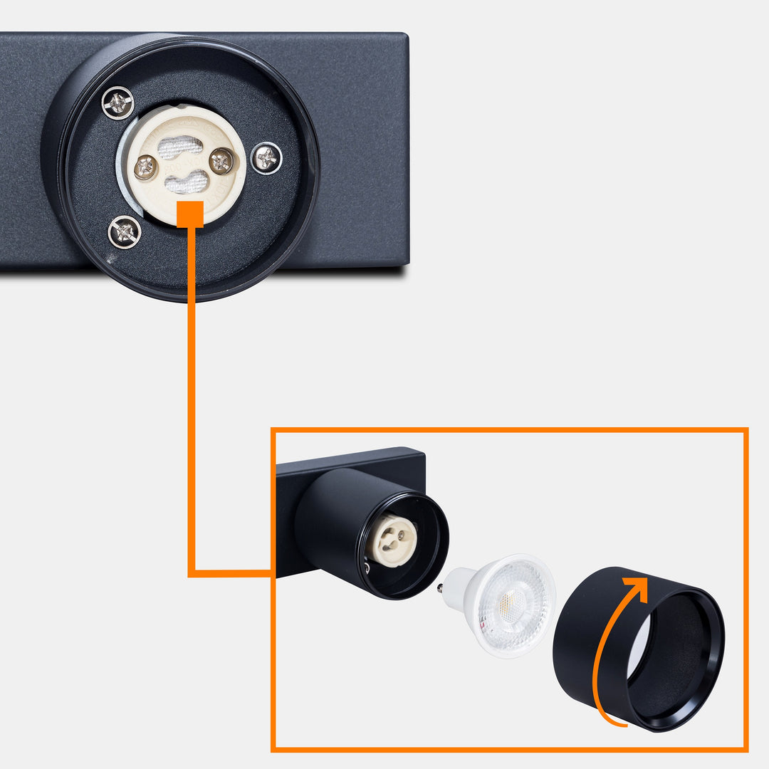 Bourke Single Spotlight- 2 Colours