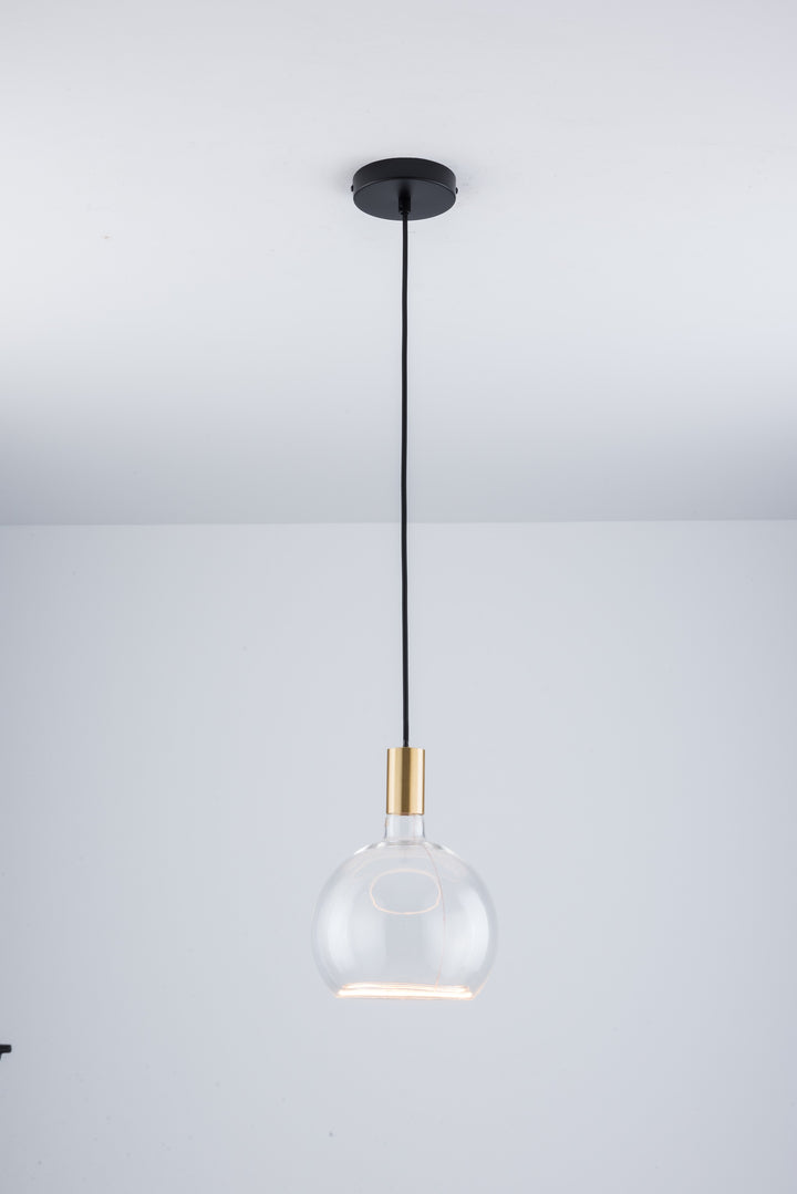 Roma Single Pendant – Aura Ring LED Bulb