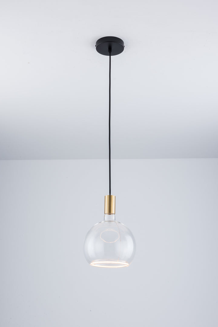 Roma Single Pendant – Aura Ring LED Bulb