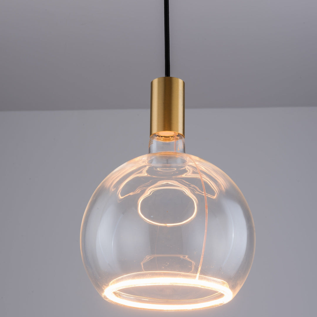 Roma Single Pendant – Aura Ring LED Bulb