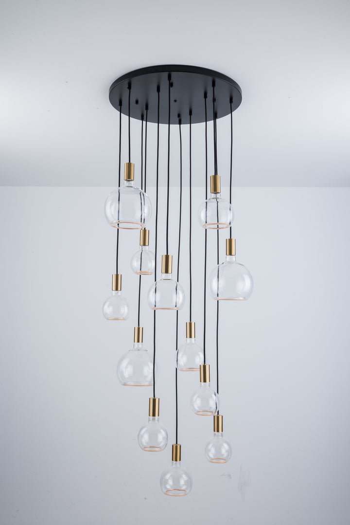 Roma 12lt Spiral Pendant - 2 COLOURS