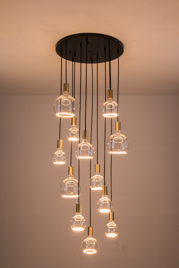 Roma 12lt Spiral Pendant - 2 COLOURS