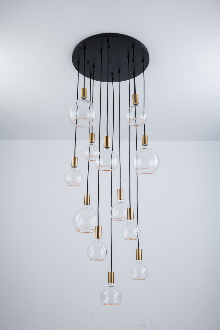 Roma 12lt Spiral Pendant - 2 COLOURS
