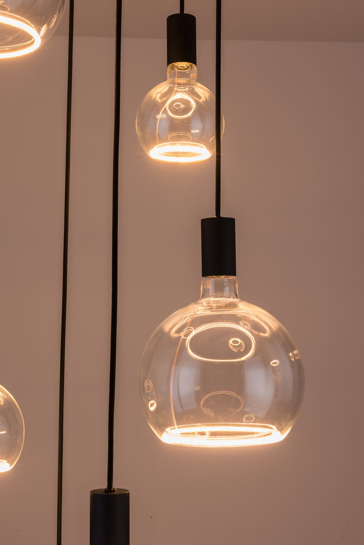 Roma 6LT Spiral Pendant – Ring Bulb Design