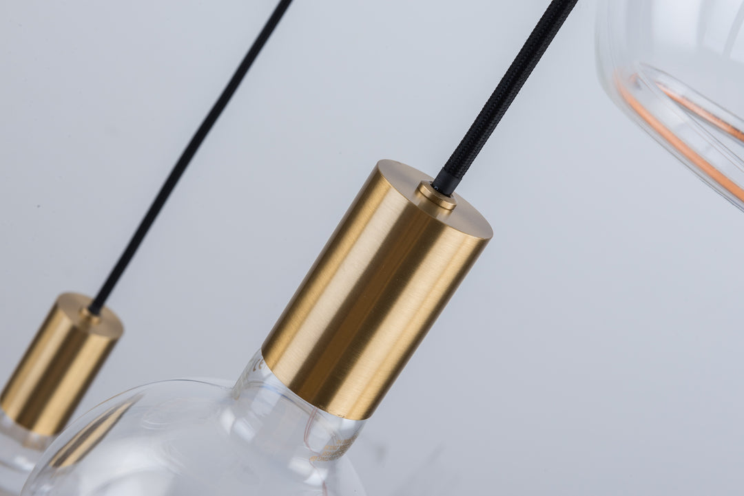 Roma 6LT Spiral Pendant – Ring Bulb Design