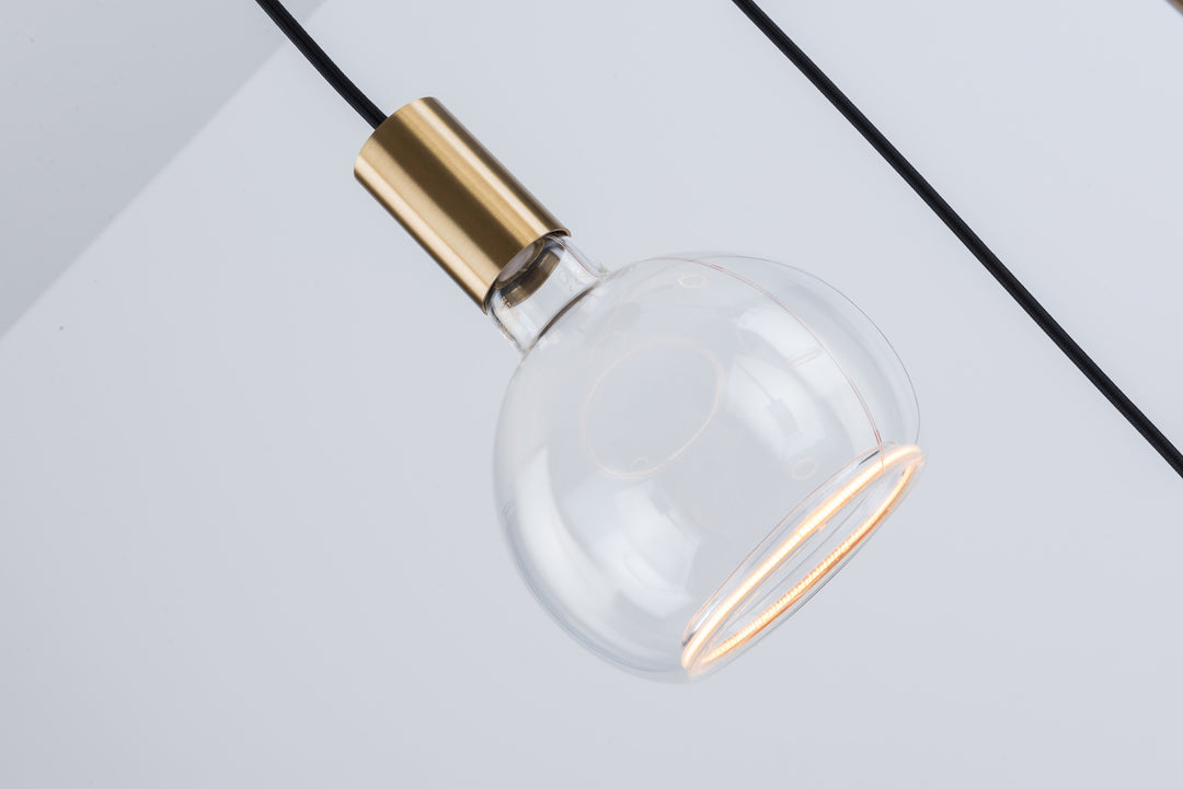 Roma 6LT Spiral Pendant – Ring Bulb Design