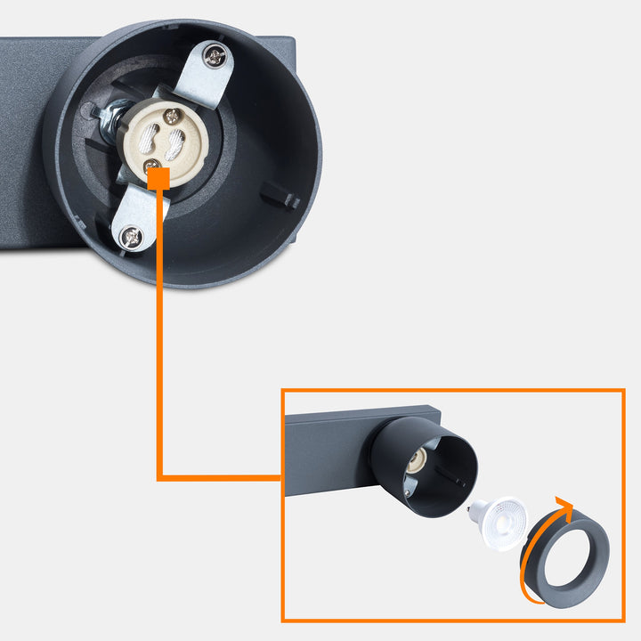 Rosebery Single Spotlight - 2 Colours