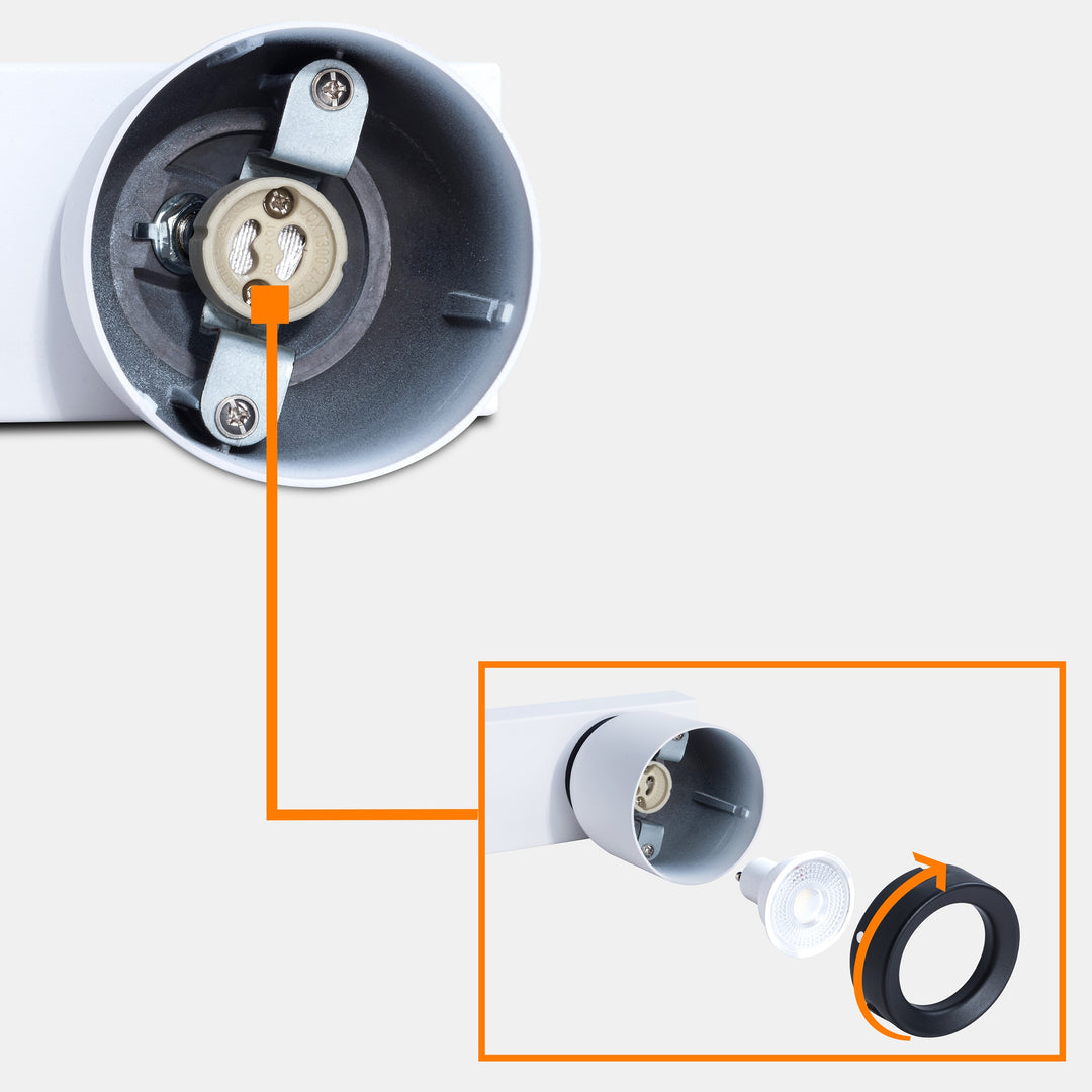 Rosebery Single Spotlight - 2 Colours