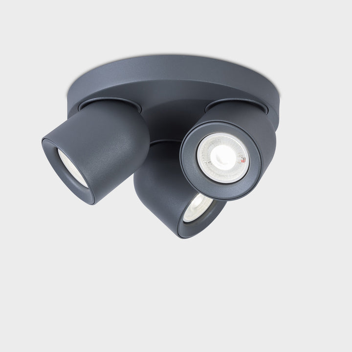 Rosebery 3 Light Round Ceiling Spotlight