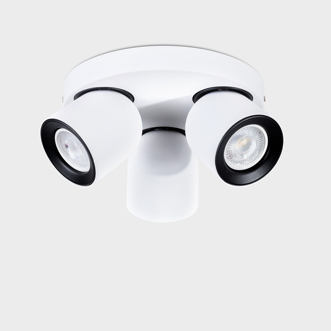 Rosebery 3 Light Round Ceiling Spotlight