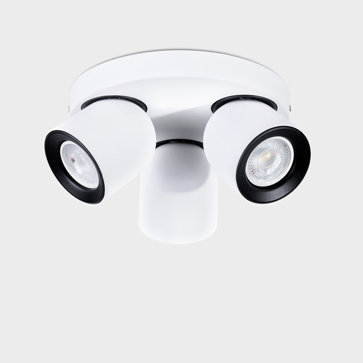 Rosebery 3 Light Round Ceiling Spotlight