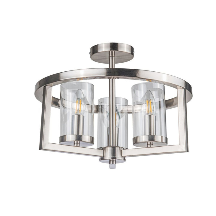 Caria Small Semi-Flush Ceiling Light – 2 Colours