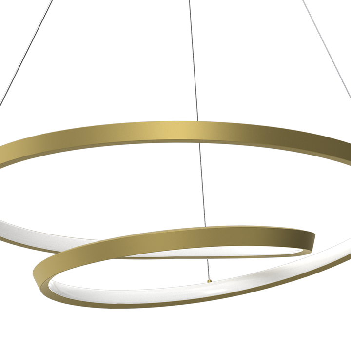 Copenhagen LED Pendant – Twisted Ring Ceiling Light