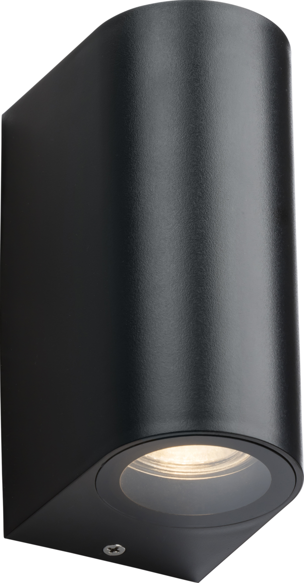 IP65 Rated Coastal Outdoor Black Double Up And Down Wall Light