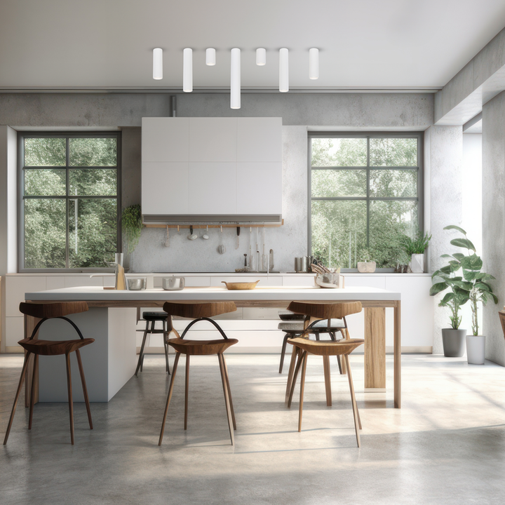 Europa Lighting Geneva Medium Flush - 3 COLOURS