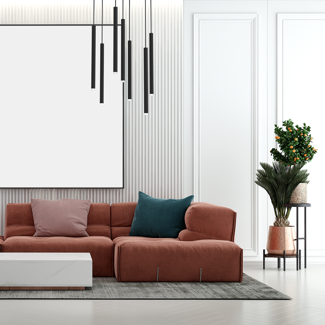 Europa Lighting Lisbon 7lt Spiral Pendant Black