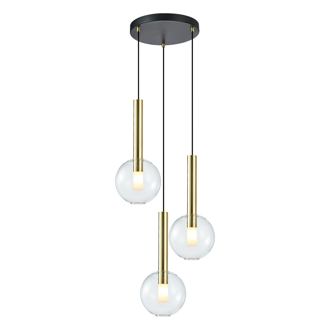 Brussels Spiral Glass Pendant Light