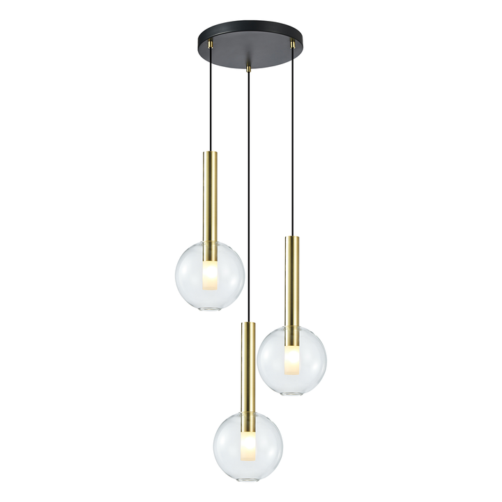 Brussels Spiral Glass Pendant Light