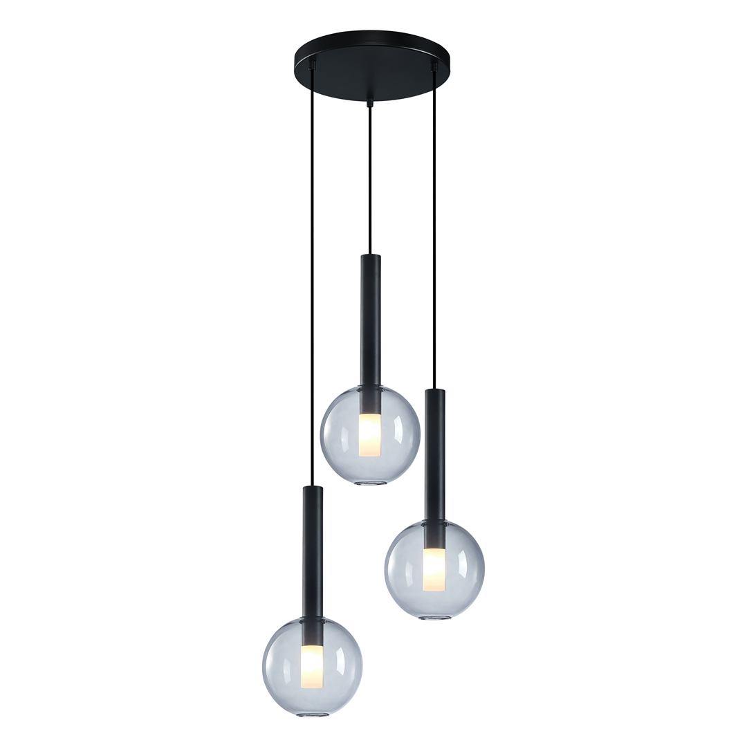 Brussels Spiral Glass Pendant Light