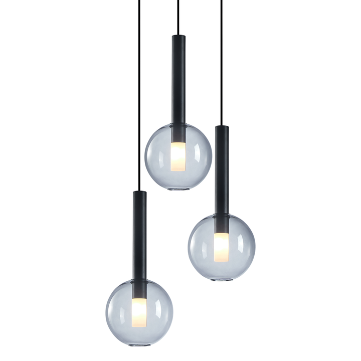 Brussels Spiral Glass Pendant Light