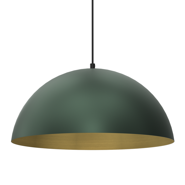Helsinki Pendant Light with Gold Interior