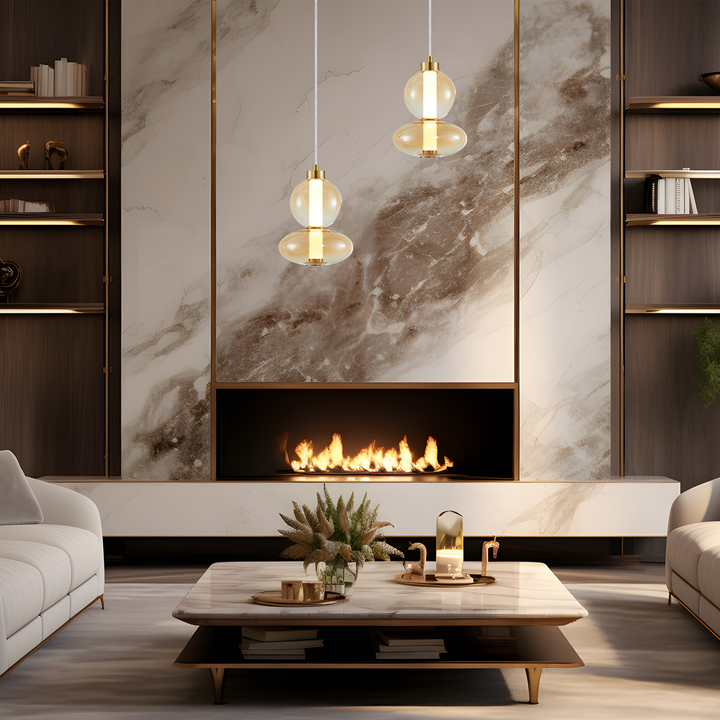 Barcelona Small Pendant Light – Black or Gold