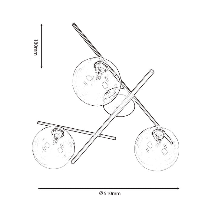 Oxford 3lt Semi Flush