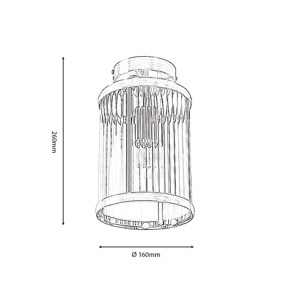 Carlton Semi-Flush Ceiling Light