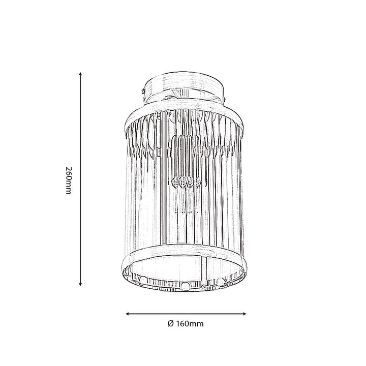 Carlton Semi-Flush Ceiling Light