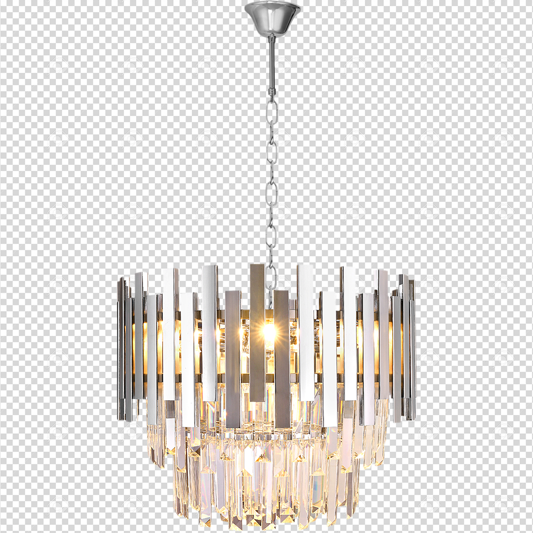 Turin Small Chandelier Silver