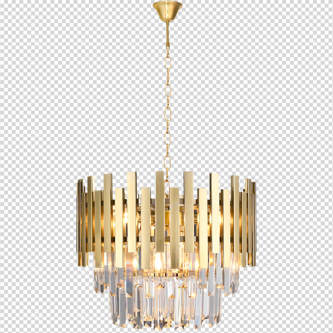 Turin Small Chandelier Gold