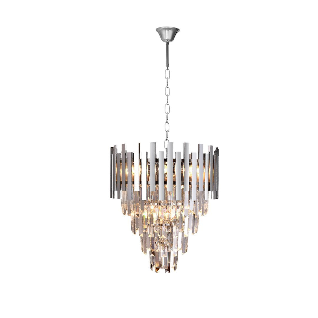 Turin Large Chandelier Silver