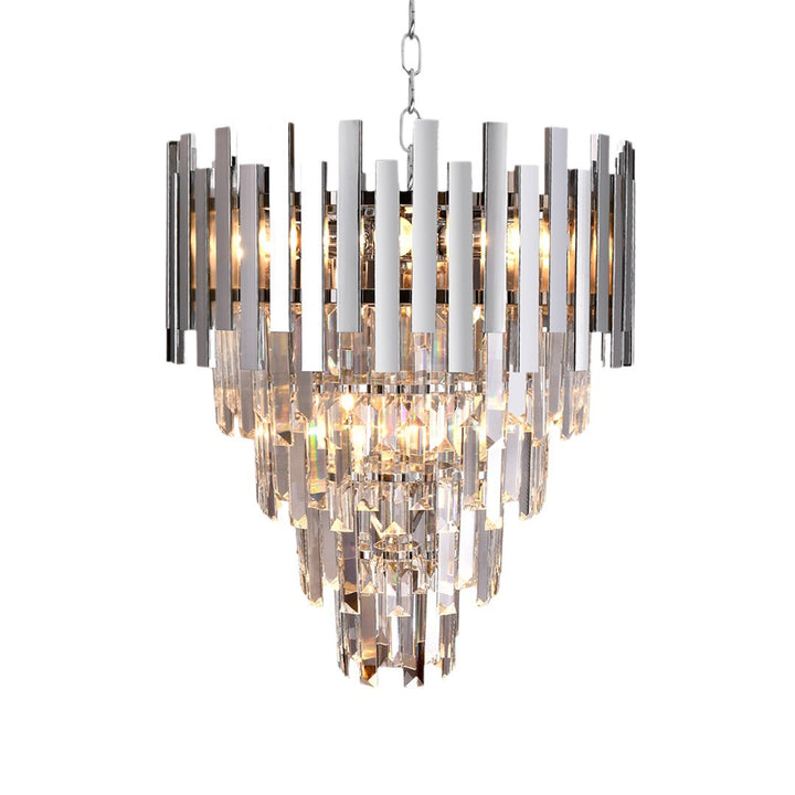 Turin Large Chandelier Silver