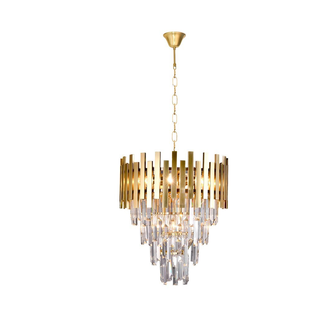 Turin Large Chandelier Gold