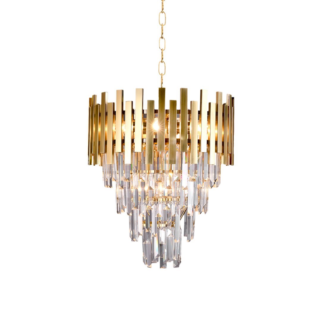 Turin Large Chandelier Gold