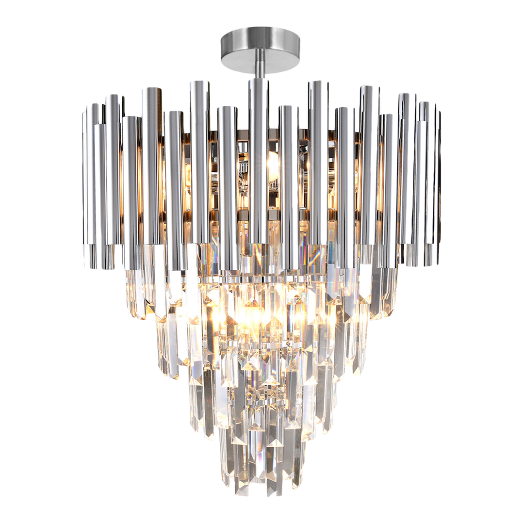 Verona Semi-Flush Silver