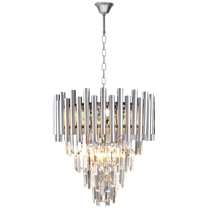 Verona Large Chandelier Silver