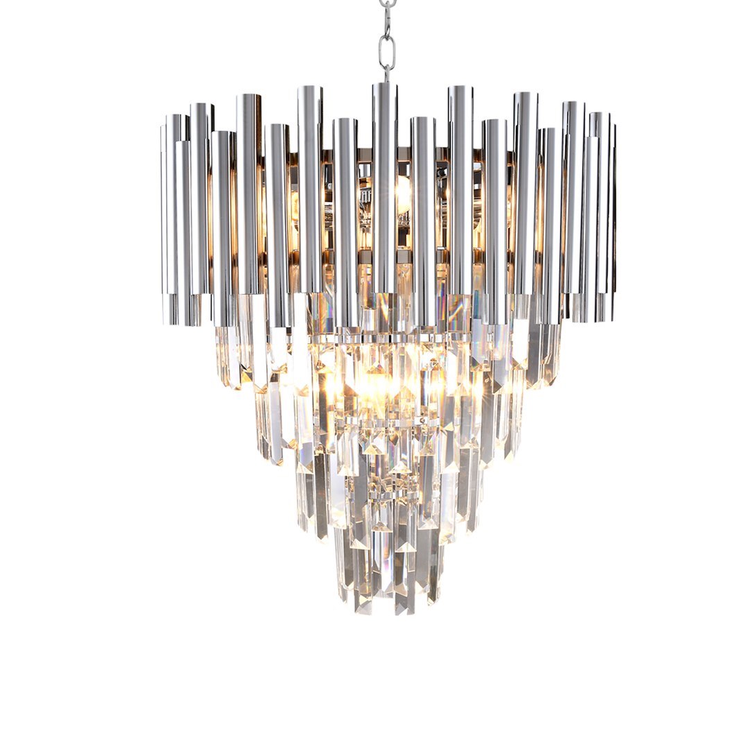 Verona Large Chandelier Silver