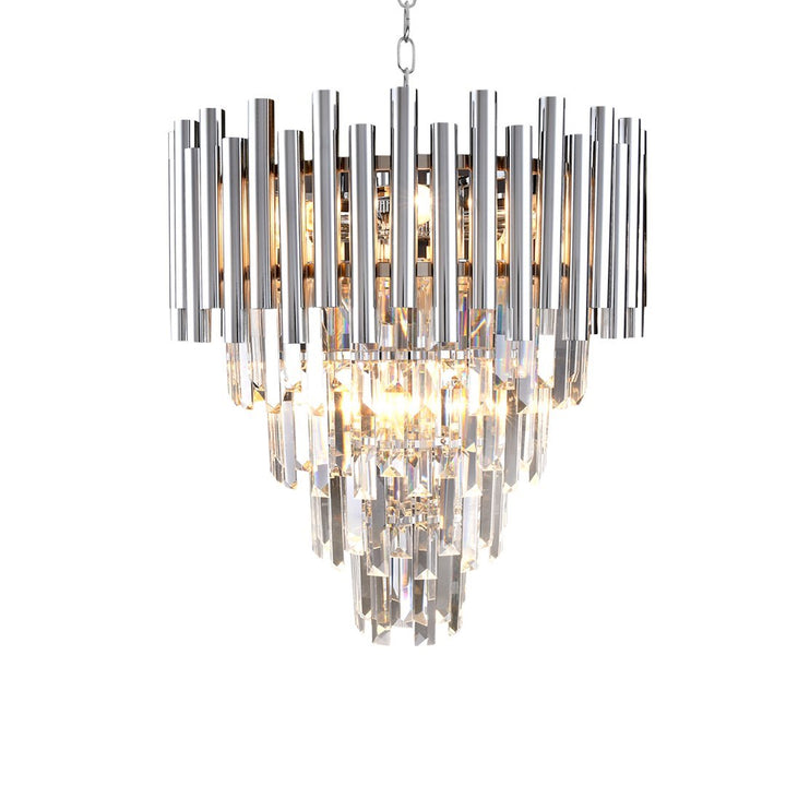 Verona Large Chandelier Silver