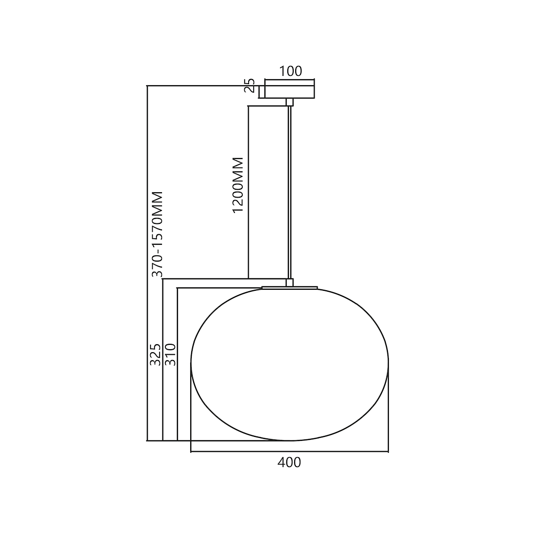 Brande Clear Glass Single Pendant