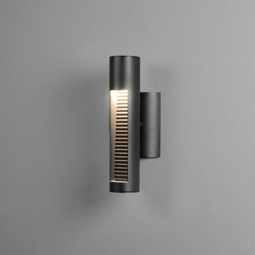 Salerno Black Outdoor Wall Light