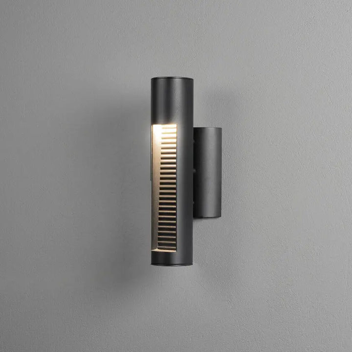 Salerno Black Outdoor Wall Light