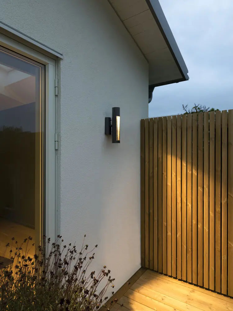 Salerno Black Outdoor Wall Light