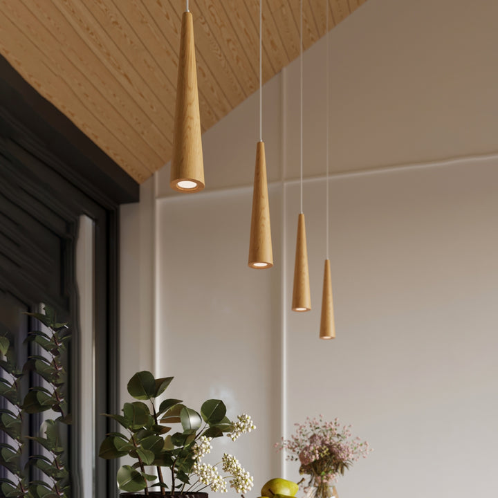 Brooks Wooden Pendant Light