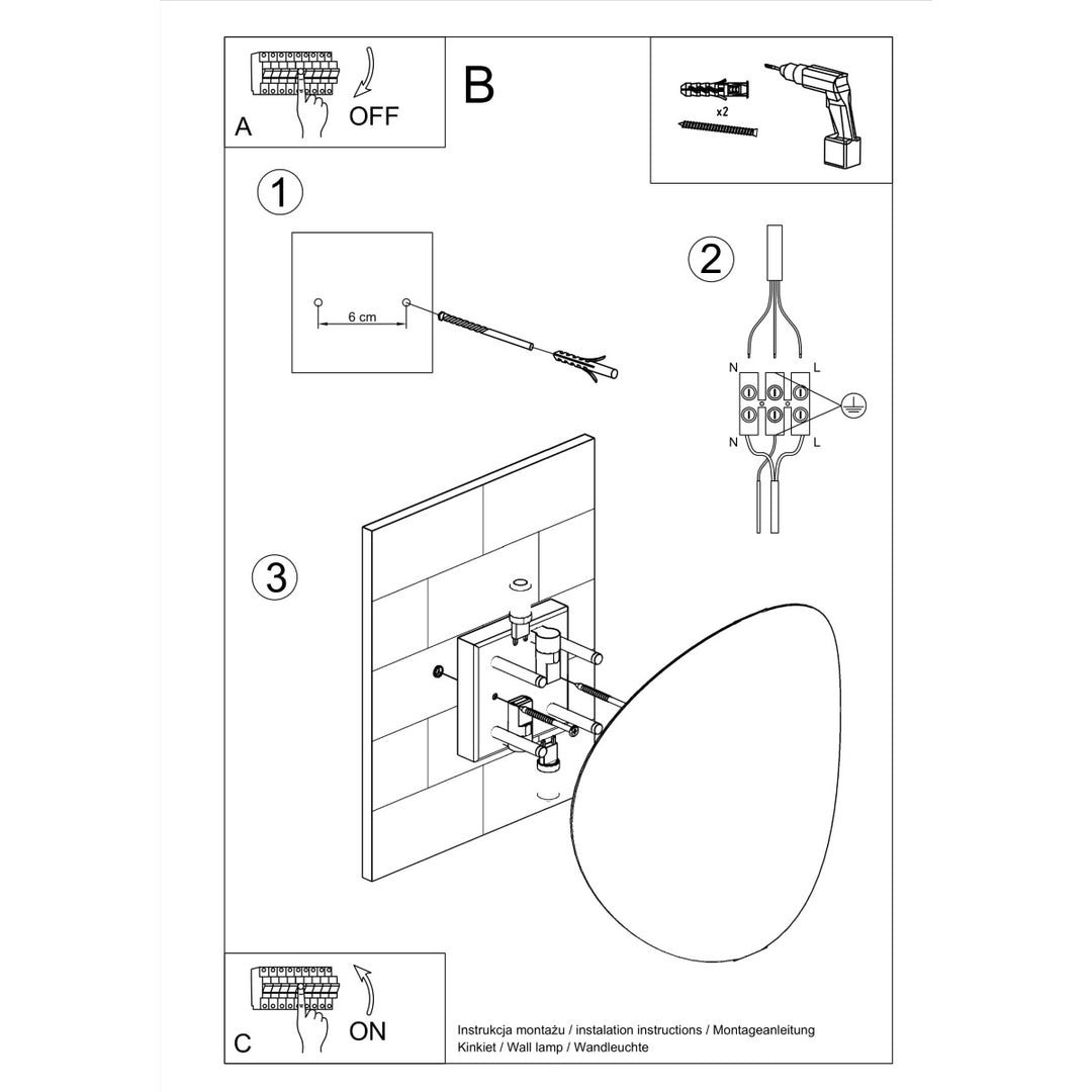 Delta Wall Light